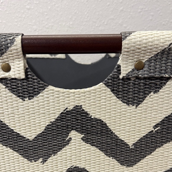 Chevron Patterned Storage Basket - Picture 3 of 5
